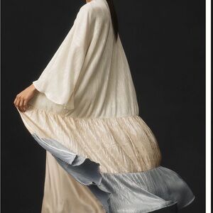 Anthropologie Multicolor Pleated Dress